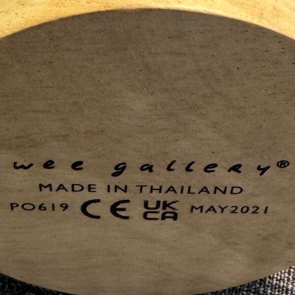 WEE GALLERY Wood Stacker - Panda - Classic Learning Toy for Ages 18 mo and Up - Picture 4 of 5